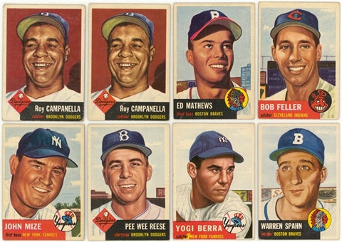 1953 Topps Collection (225+) Including Hall of Famers 